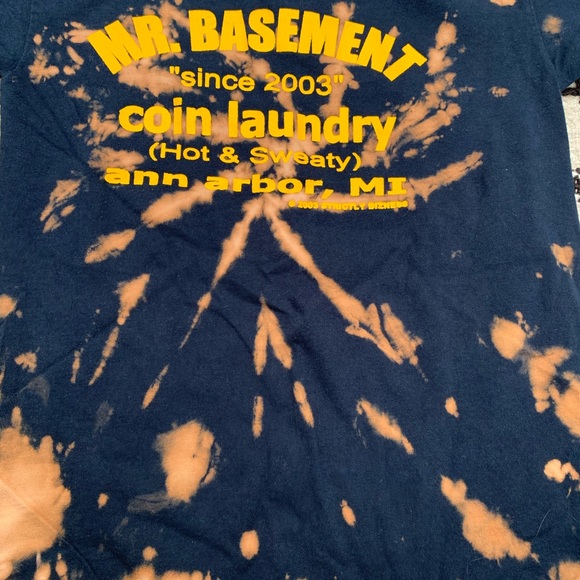 NWT reverse tie dye me basement Michigan s/s tee - Picture 7 of 14